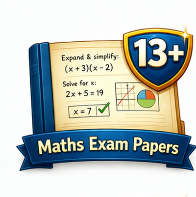 13+ Maths Exam Papers