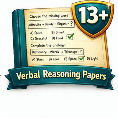 13+ Verbal Reasoning Papers